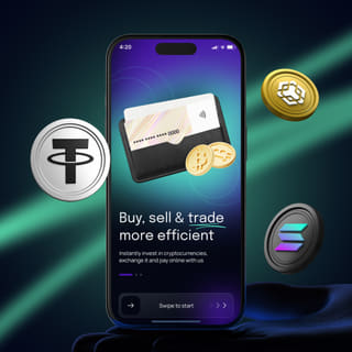 Brave Swapmontary trading platform displayed on a mobile device
