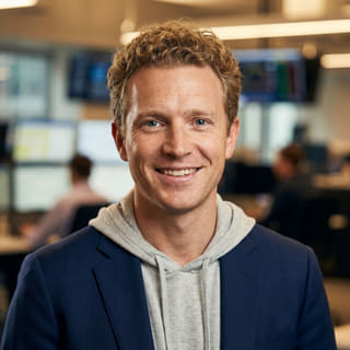 Ryan Brooks, listed as Lead Trading Analyst at Brave Swapmontary, in a profile image