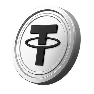 Tether USDT coin in the account details section